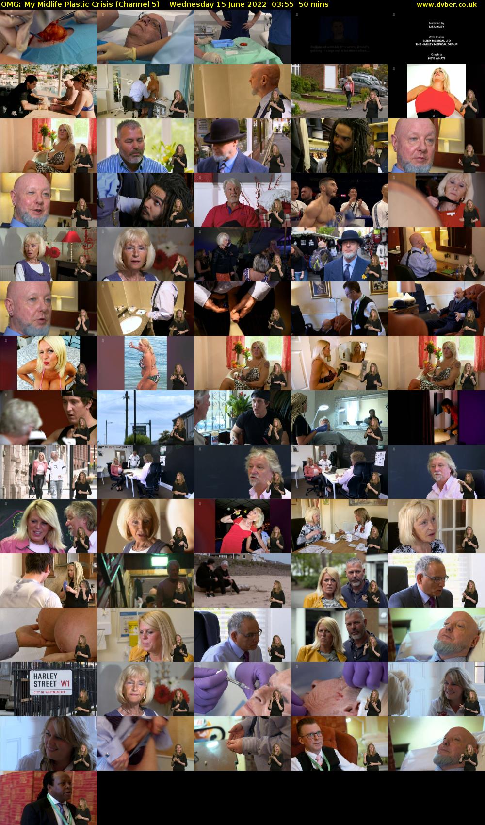 OMG: My Midlife Plastic Crisis (Channel 5) Wednesday 15 June 2022 03:55 - 04:45