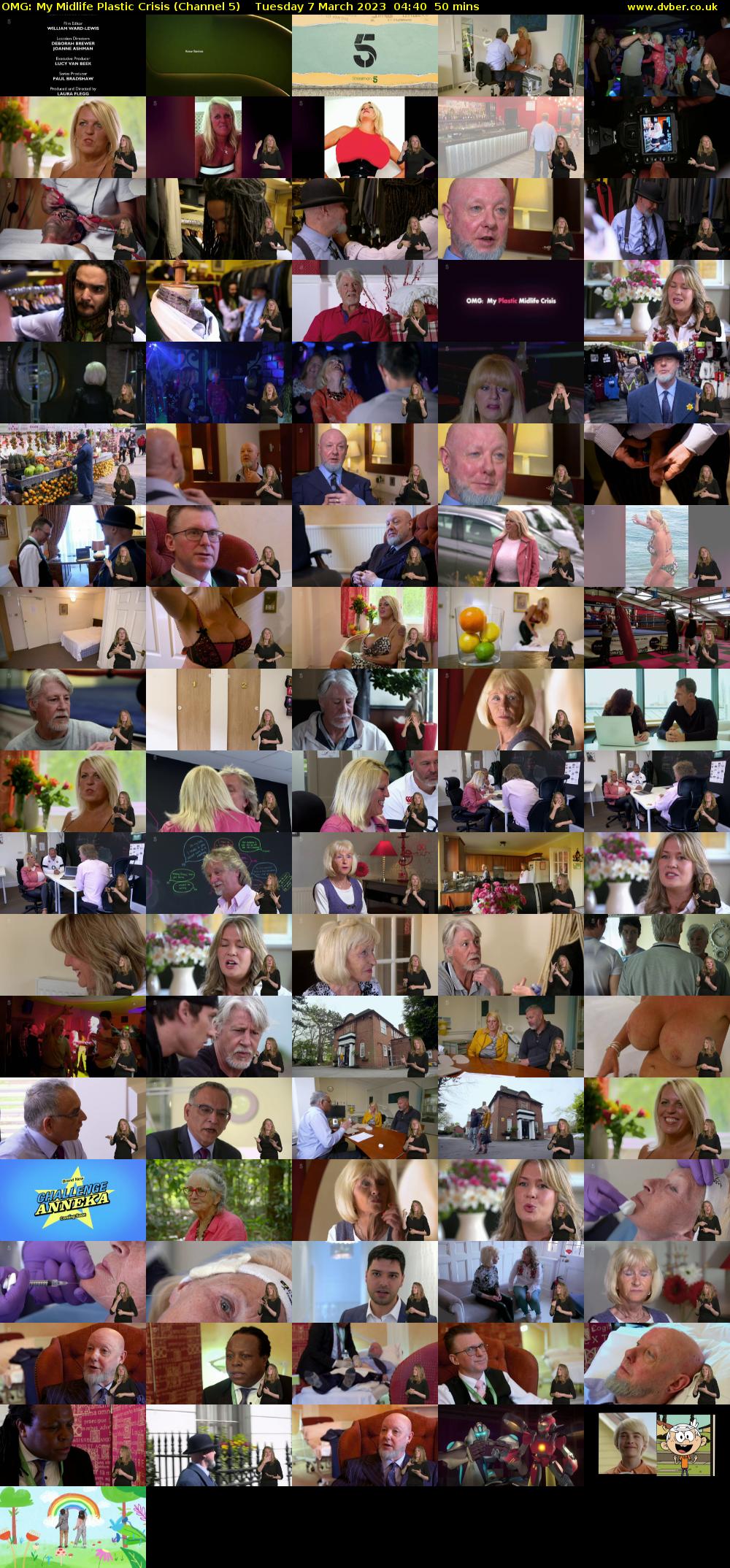 OMG: My Midlife Plastic Crisis (Channel 5) Tuesday 7 March 2023 04:40 - 05:30