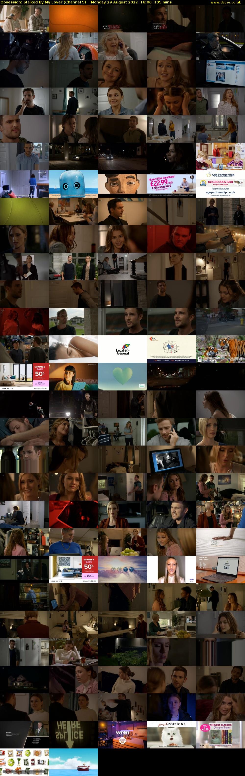 Obsession: Stalked By My Lover (Channel 5) Monday 29 August 2022 16:00 - 17:45