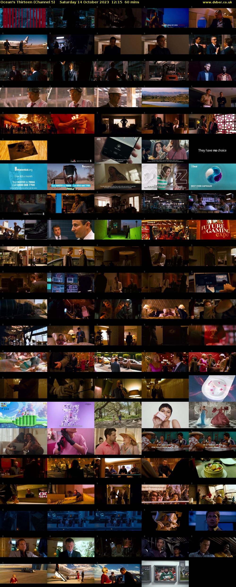 Ocean's Thirteen (Channel 5) Saturday 14 October 2023 12:15 - 13:15