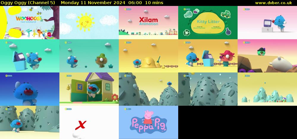 Oggy Oggy (Channel 5) Monday 11 November 2024 06:00 - 06:10