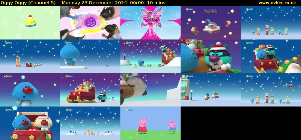 Oggy Oggy (Channel 5) Monday 23 December 2024 06:00 - 06:10