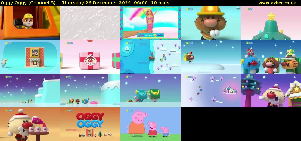 Oggy Oggy (Channel 5) Thursday 26 December 2024 06:00 - 06:10