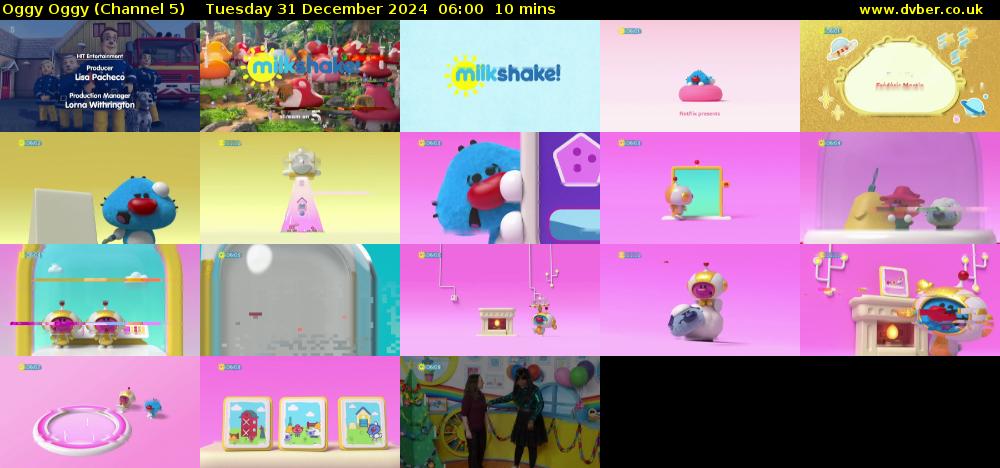 Oggy Oggy (Channel 5) Tuesday 31 December 2024 06:00 - 06:10