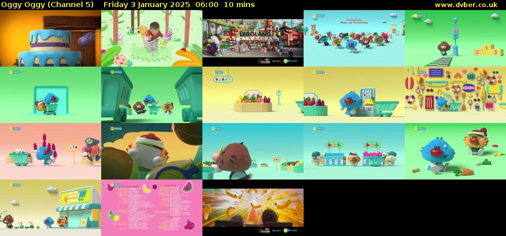 Oggy Oggy (Channel 5) Friday 3 January 2025 06:00 - 06:10