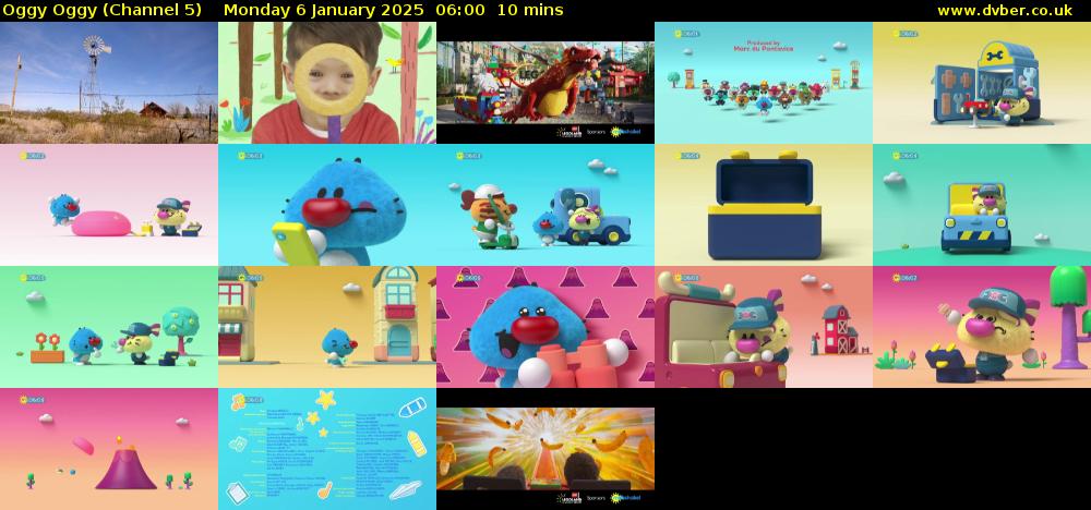 Oggy Oggy (Channel 5) Monday 6 January 2025 06:00 - 06:10