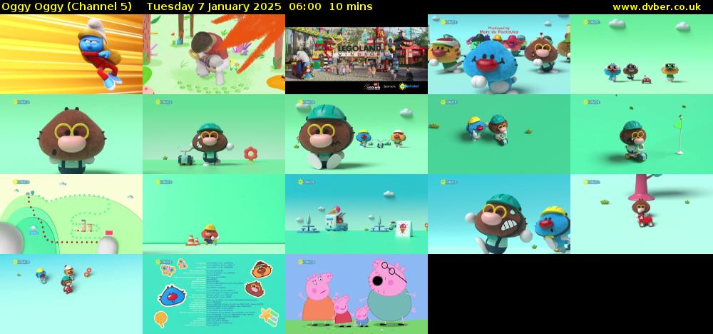 Oggy Oggy (Channel 5) Tuesday 7 January 2025 06:00 - 06:10