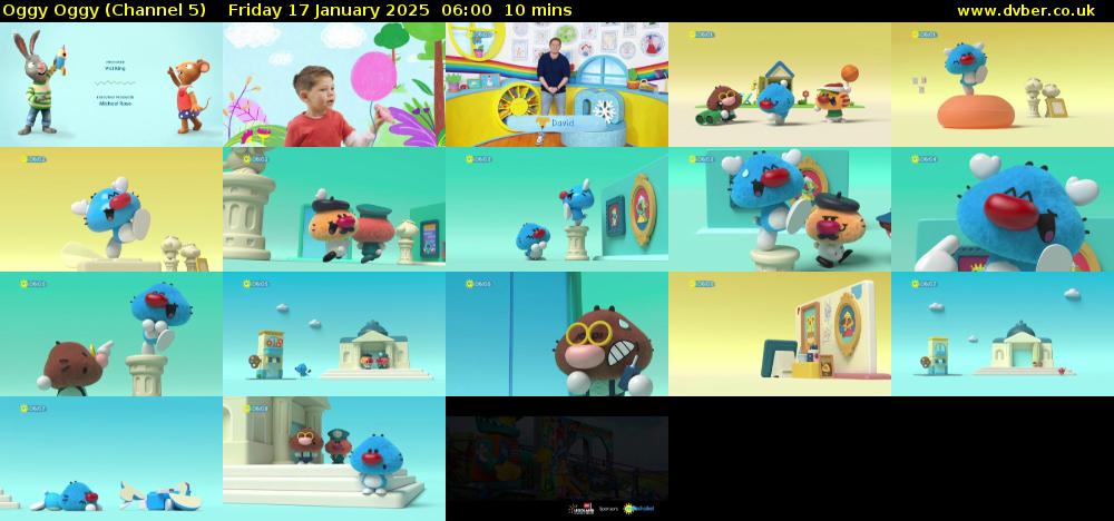 Oggy Oggy (Channel 5) Friday 17 January 2025 06:00 - 06:10
