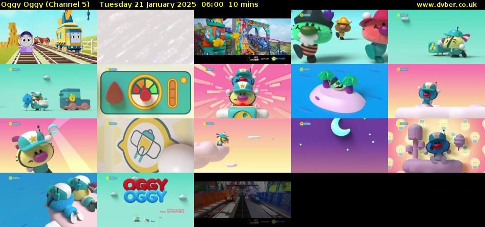 Oggy Oggy (Channel 5) Tuesday 21 January 2025 06:00 - 06:10