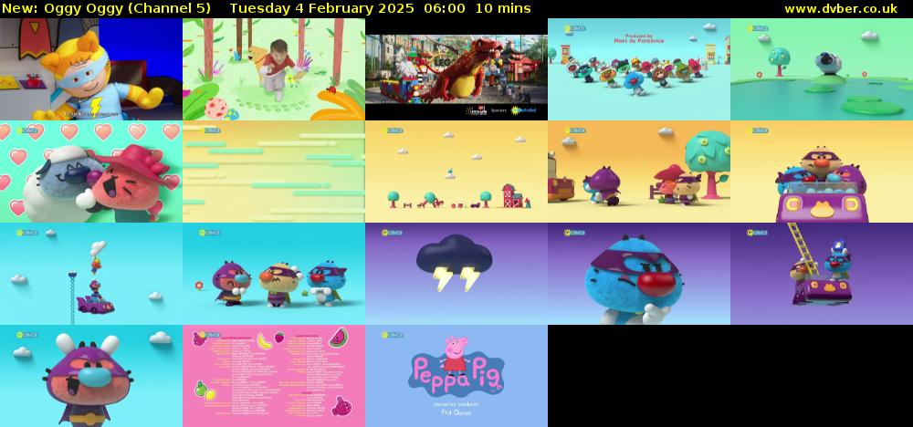Oggy Oggy (Channel 5) Tuesday 4 February 2025 06:00 - 06:10