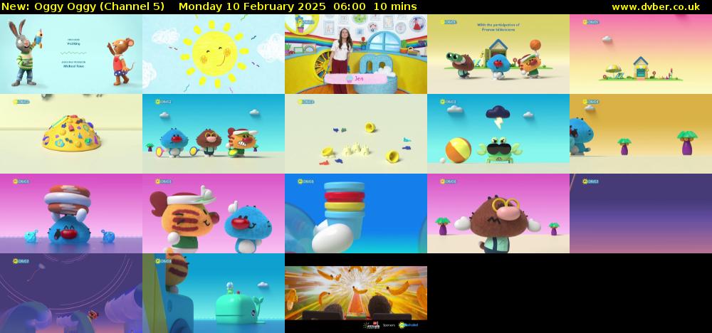 Oggy Oggy (Channel 5) Monday 10 February 2025 06:00 - 06:10