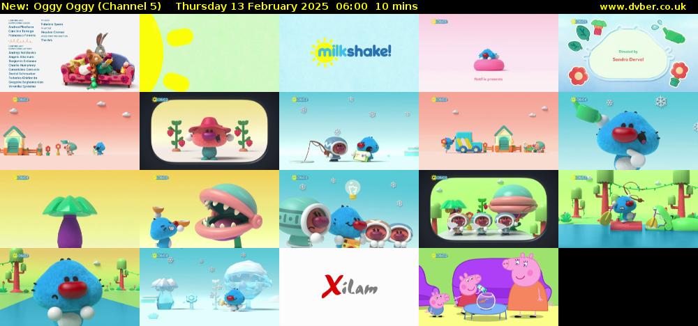 Oggy Oggy (Channel 5) Thursday 13 February 2025 06:00 - 06:10