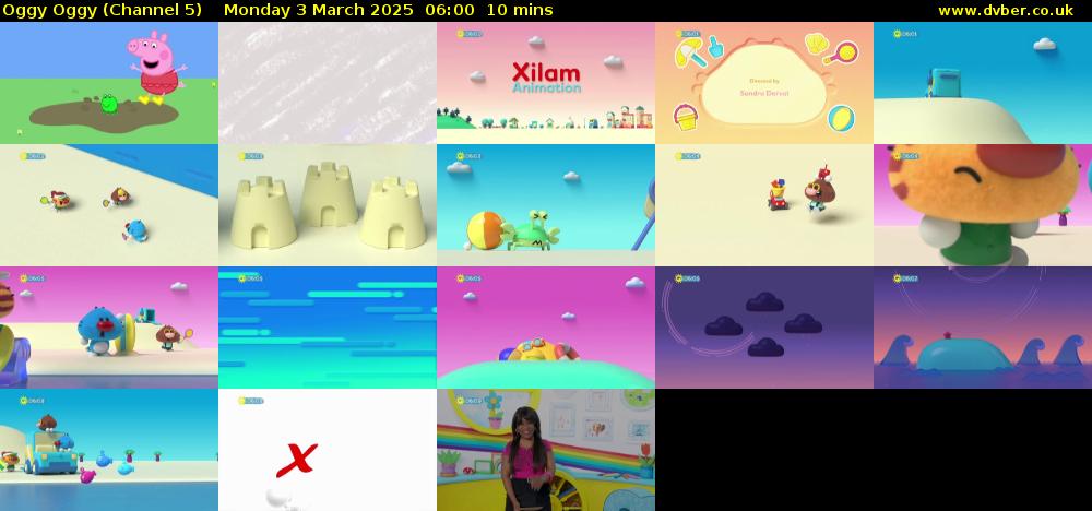 Oggy Oggy (Channel 5) Monday 3 March 2025 06:00 - 06:10