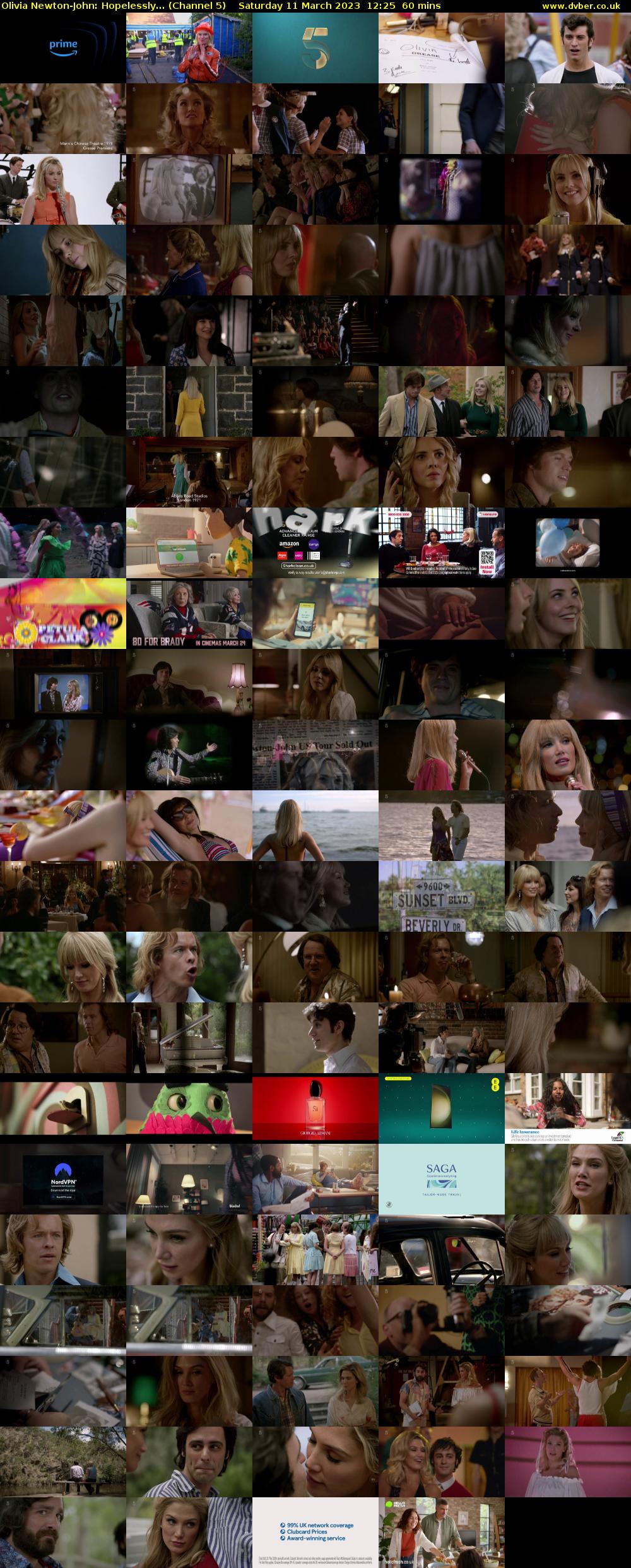 Olivia Newton-John: Hopelessly... (Channel 5) Saturday 11 March 2023 12:25 - 13:25