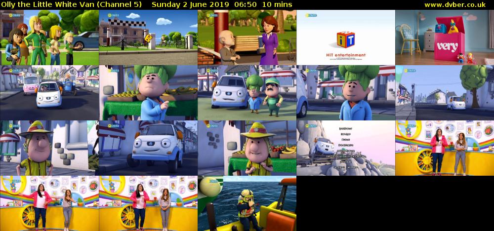 Olly the Little White Van (Channel 5) Sunday 2 June 2019 06:50 - 07:00