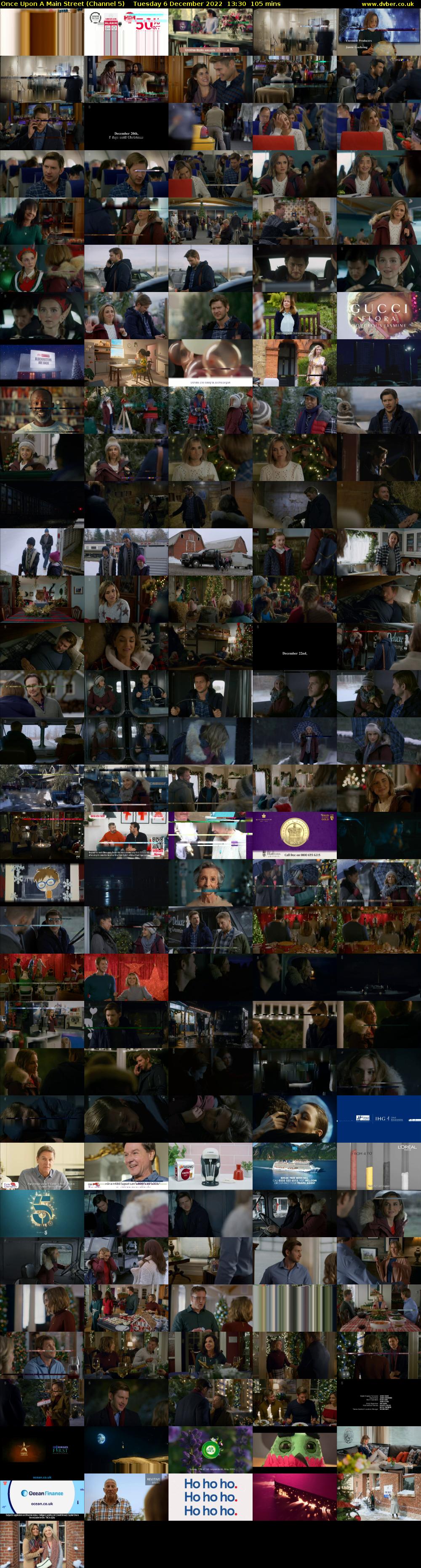 Once Upon A Main Street (Channel 5) Tuesday 6 December 2022 13:30 - 15:15