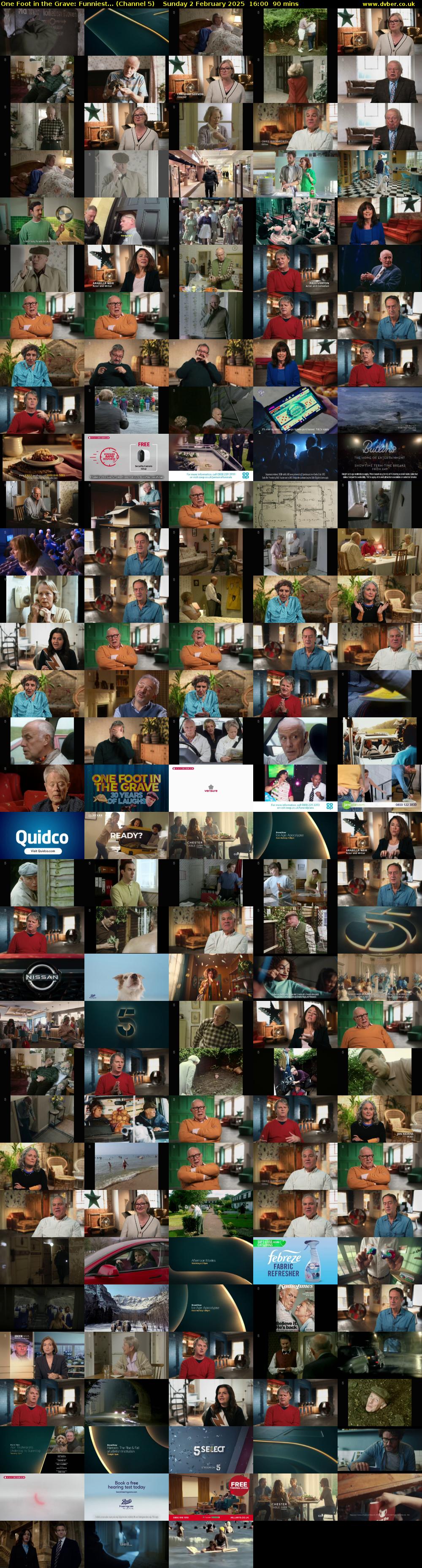 One Foot in the Grave: Funniest... (Channel 5) Sunday 2 February 2025 16:00 - 17:30