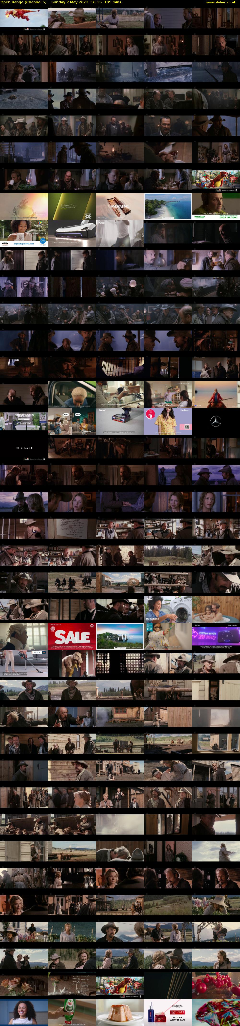 Open Range (Channel 5) Sunday 7 May 2023 16:15 - 18:00