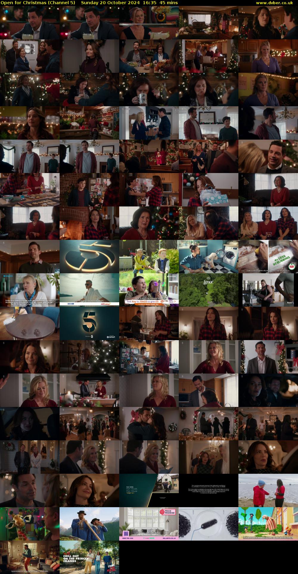 Open for Christmas (Channel 5) Sunday 20 October 2024 16:35 - 17:20