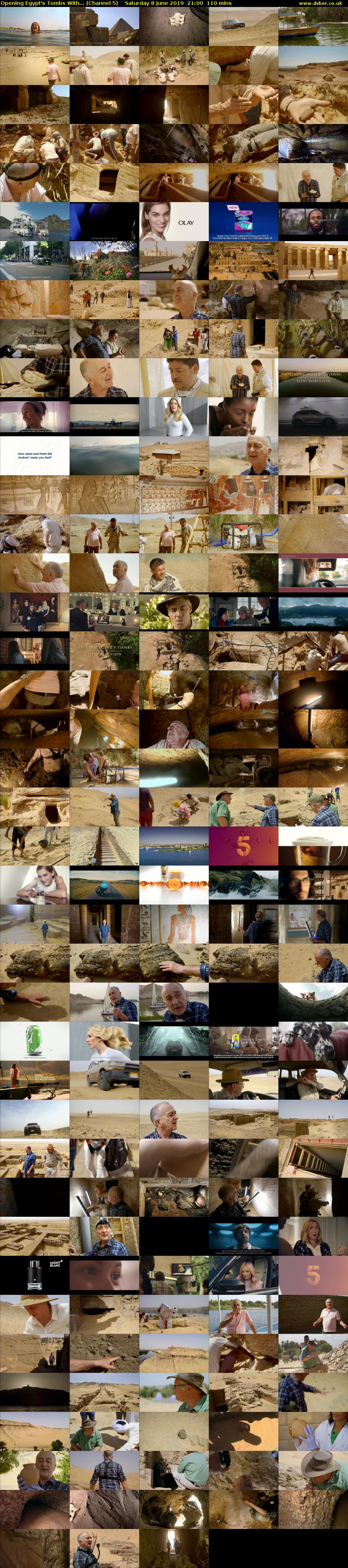 Opening Egypt's Tombs With... (Channel 5) Saturday 8 June 2019 21:00 - 22:50