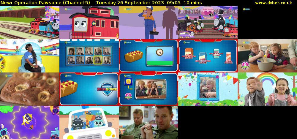 Operation Pawsome (Channel 5) Tuesday 26 September 2023 09:05 - 09:15