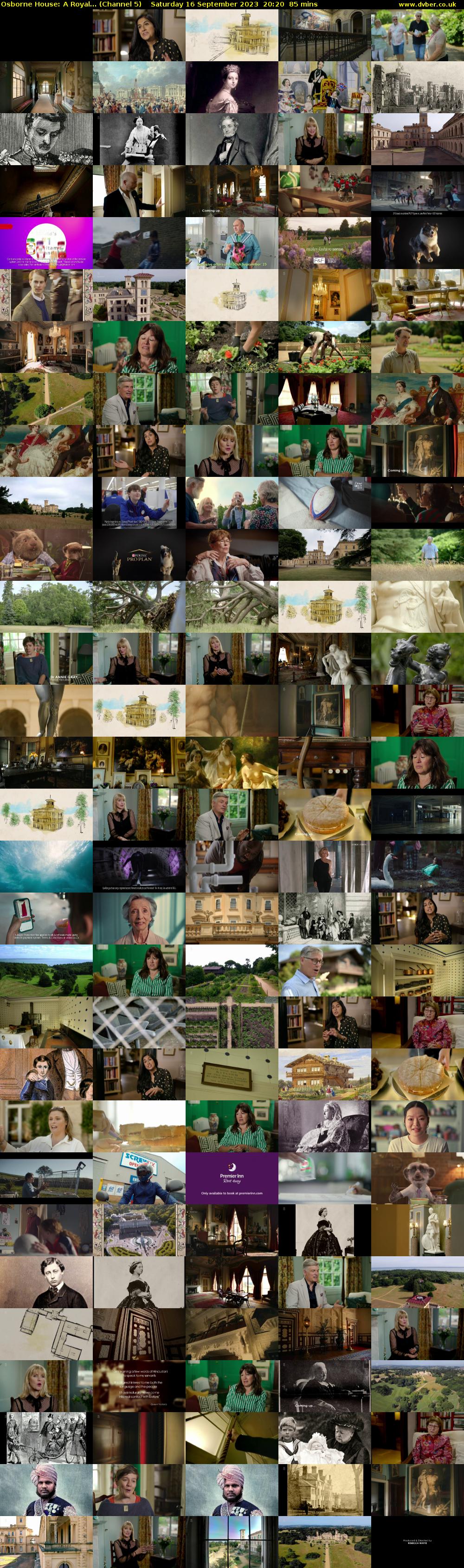 Osborne House: A Royal... (Channel 5) Saturday 16 September 2023 20:20 - 21:45
