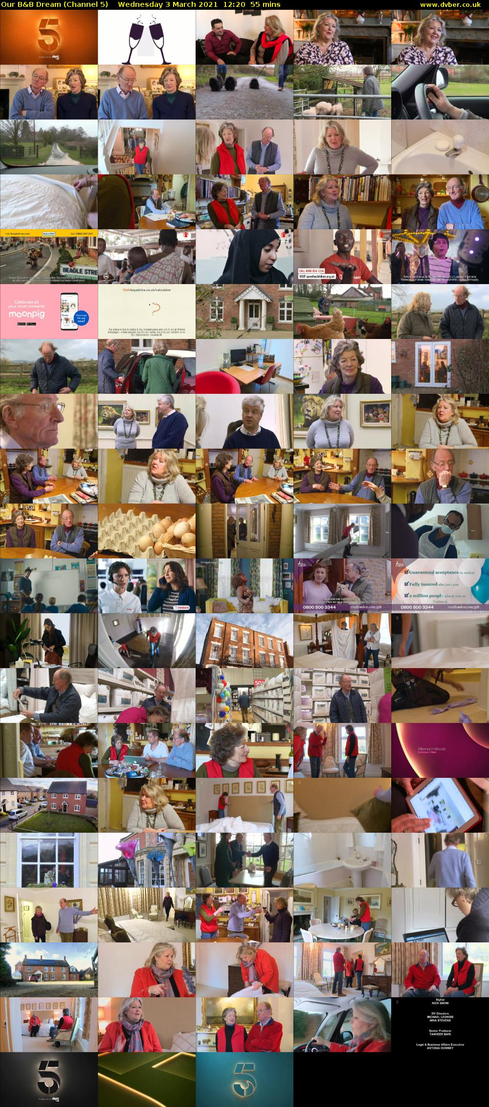 Our B&B Dream (Channel 5) Wednesday 3 March 2021 12:20 - 13:15