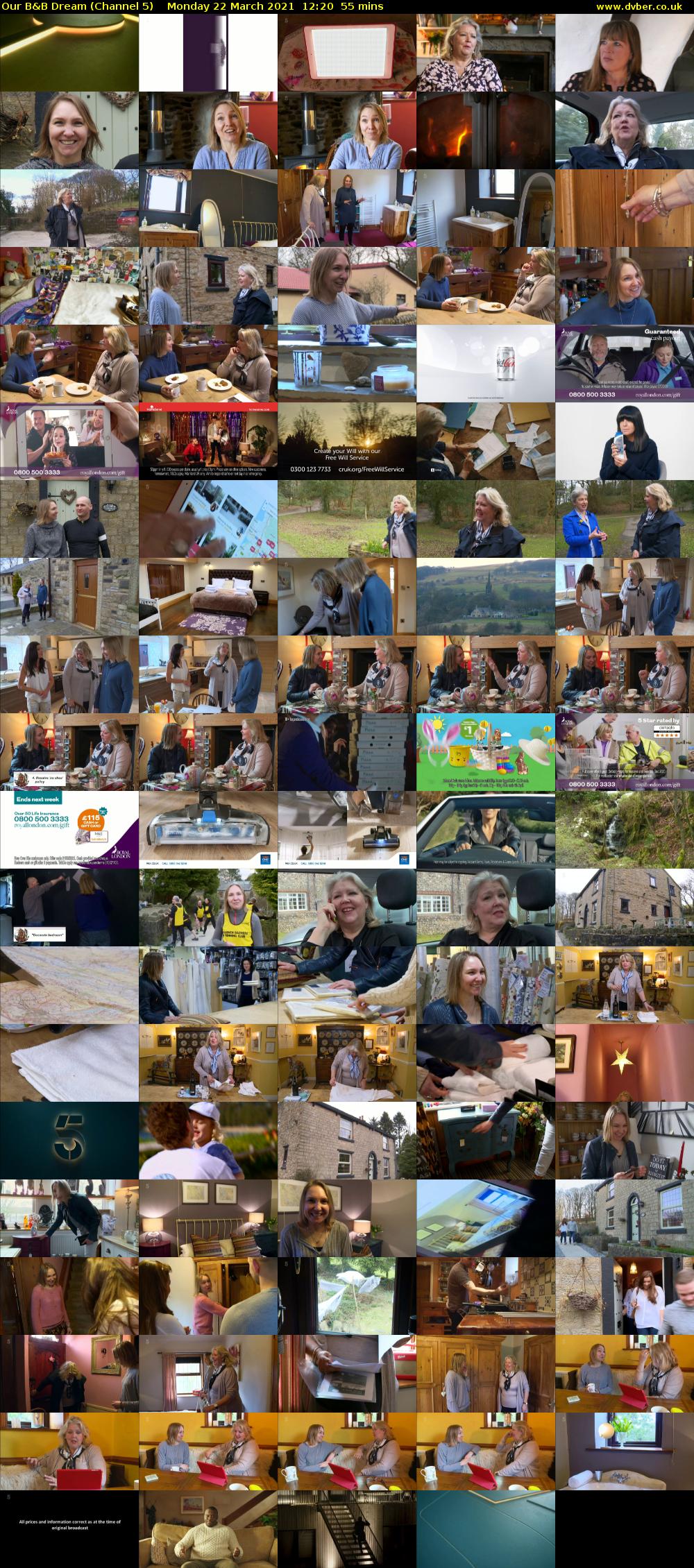 Our B&B Dream (Channel 5) Monday 22 March 2021 12:20 - 13:15