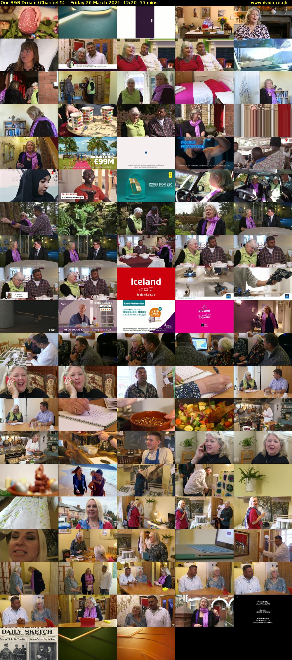 Our B&B Dream (Channel 5) Friday 26 March 2021 12:20 - 13:15
