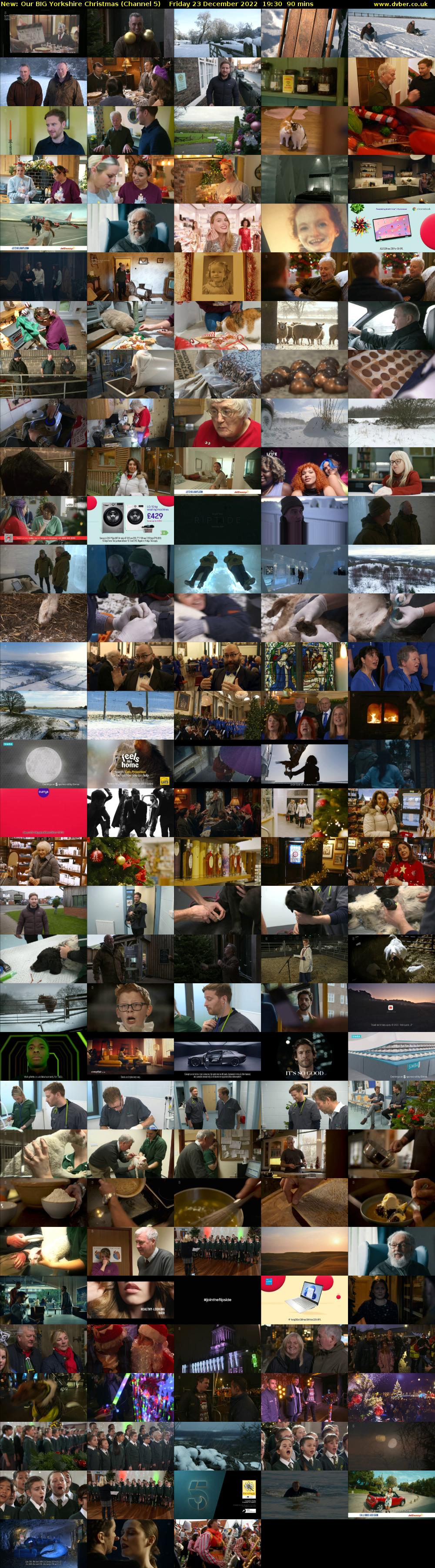 Our BIG Yorkshire Christmas (Channel 5) Friday 23 December 2022 19:30 - 21:00