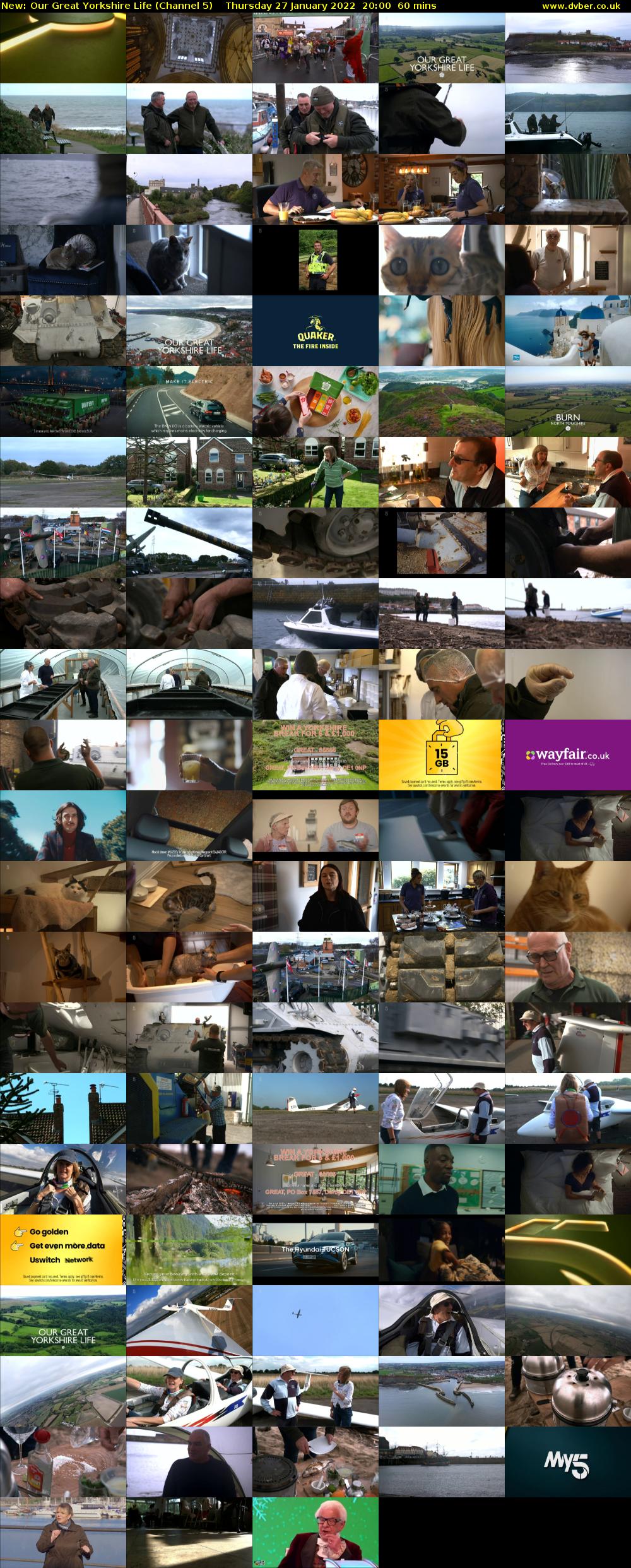 Our Great Yorkshire Life (Channel 5) Thursday 27 January 2022 20:00 - 21:00