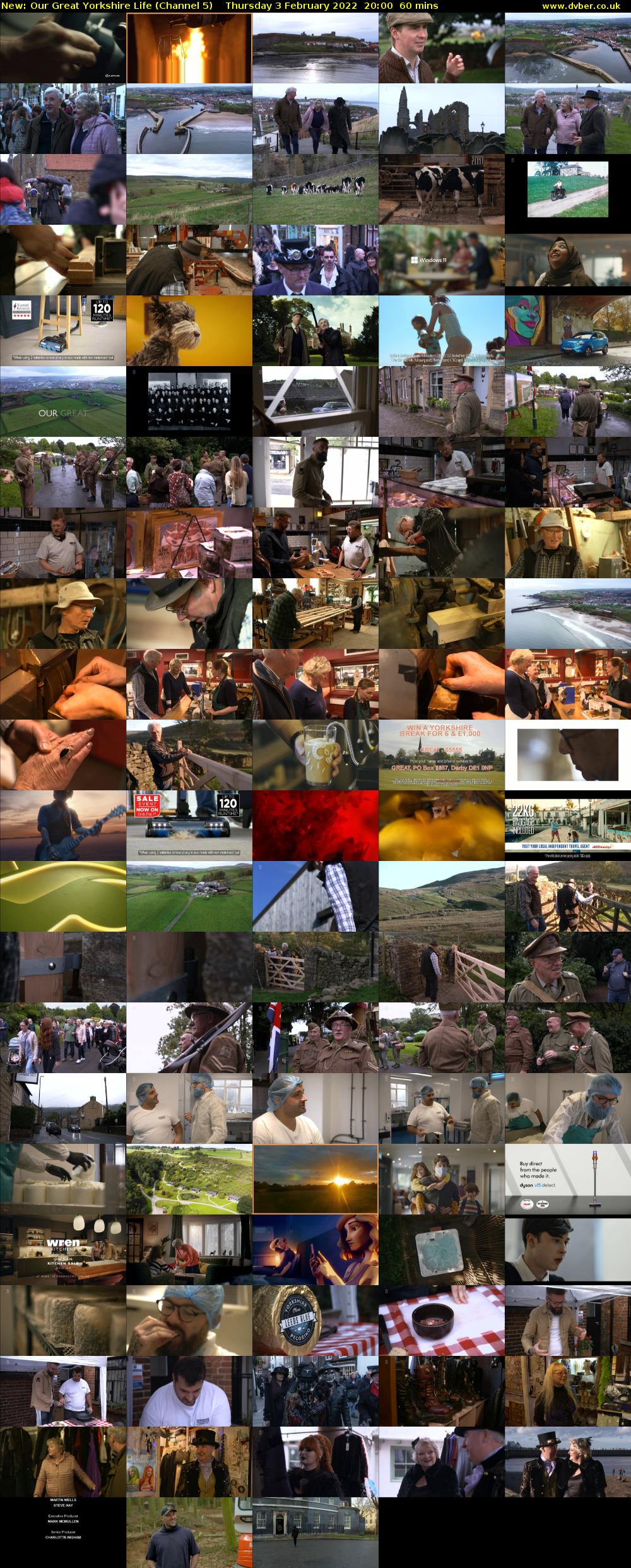 Our Great Yorkshire Life (Channel 5) Thursday 3 February 2022 20:00 - 21:00