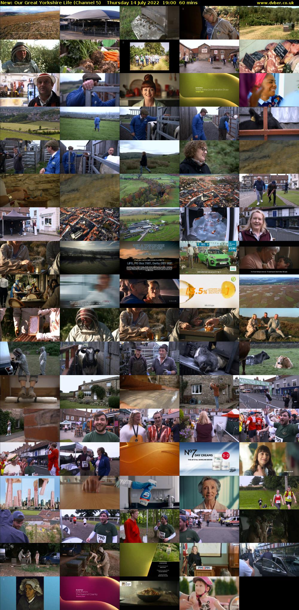 Our Great Yorkshire Life (Channel 5) Thursday 14 July 2022 19:00 - 20:00