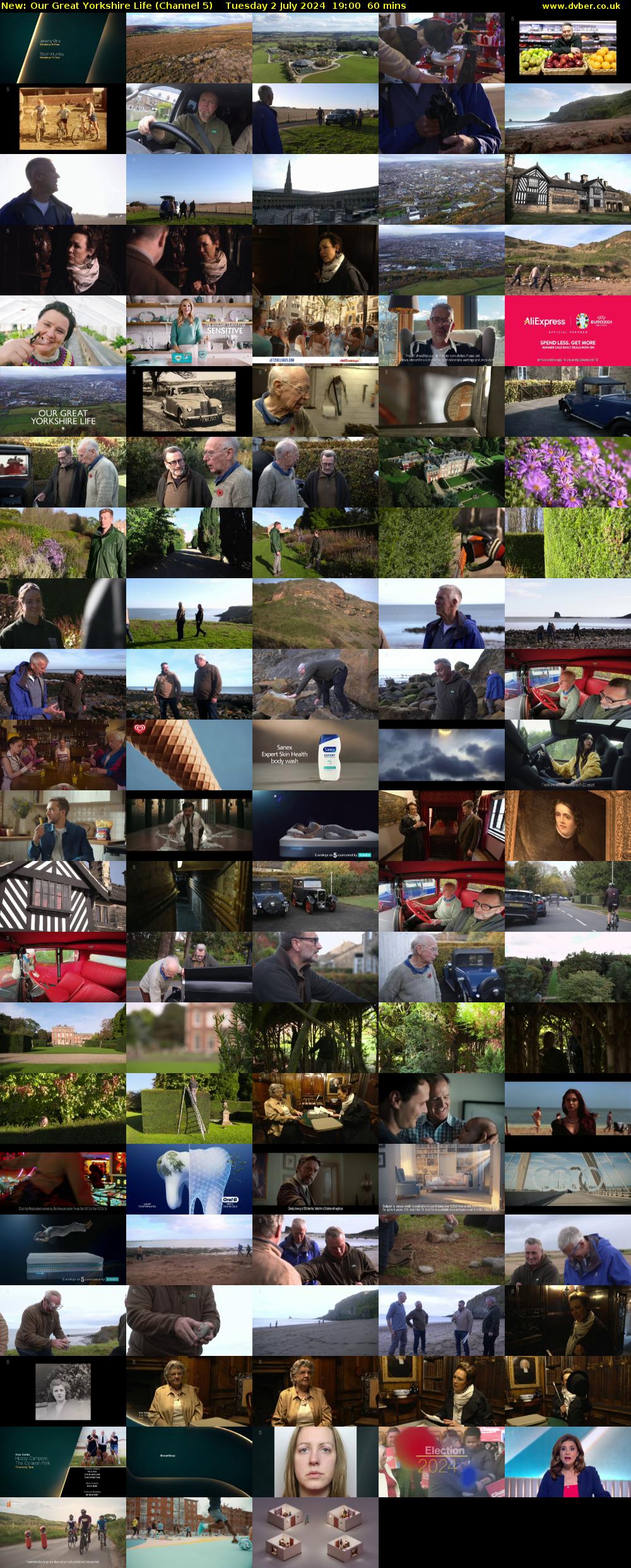 Our Great Yorkshire Life (Channel 5) Tuesday 2 July 2024 19:00 - 20:00