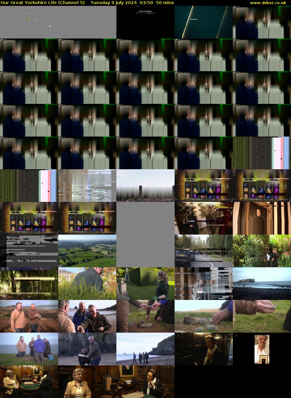 Our Great Yorkshire Life (Channel 5) Tuesday 9 July 2024 03:50 - 04:40