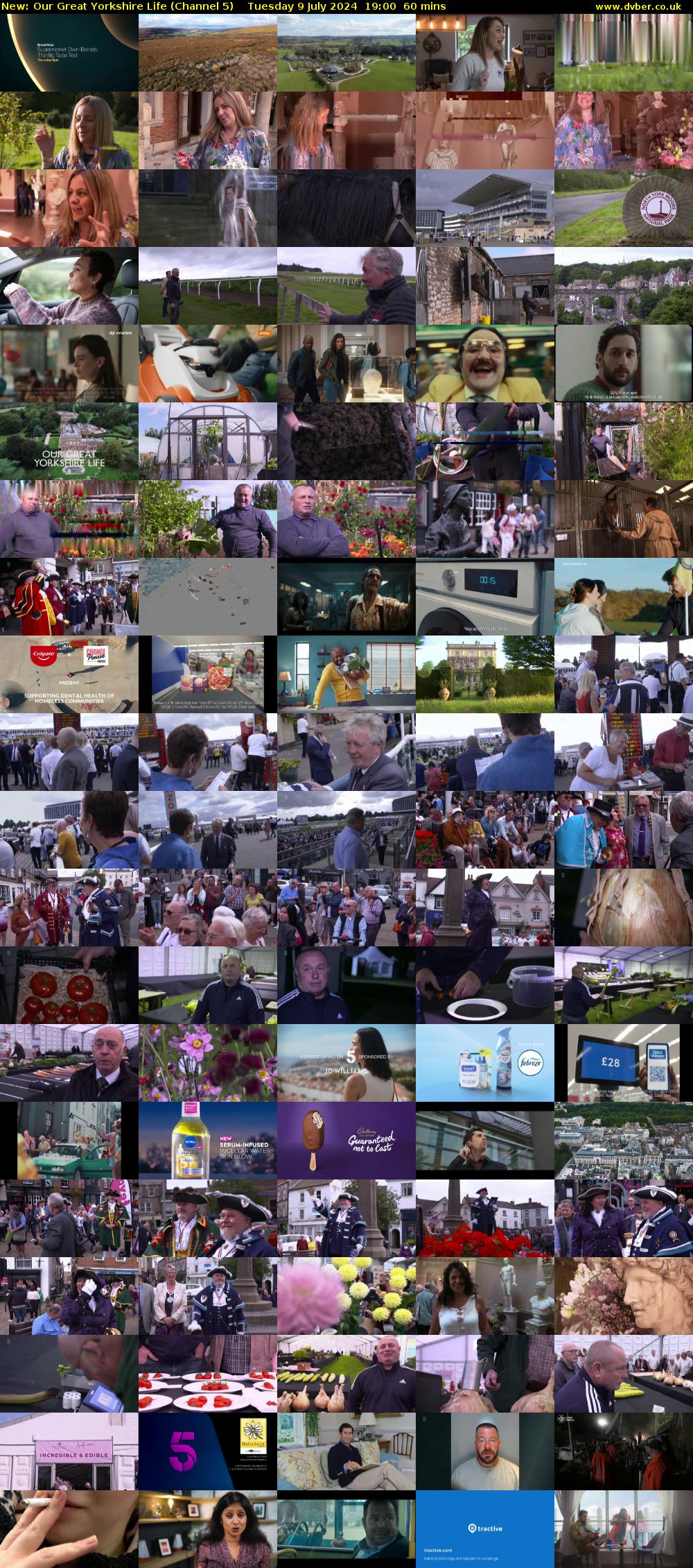 Our Great Yorkshire Life (Channel 5) Tuesday 9 July 2024 19:00 - 20:00