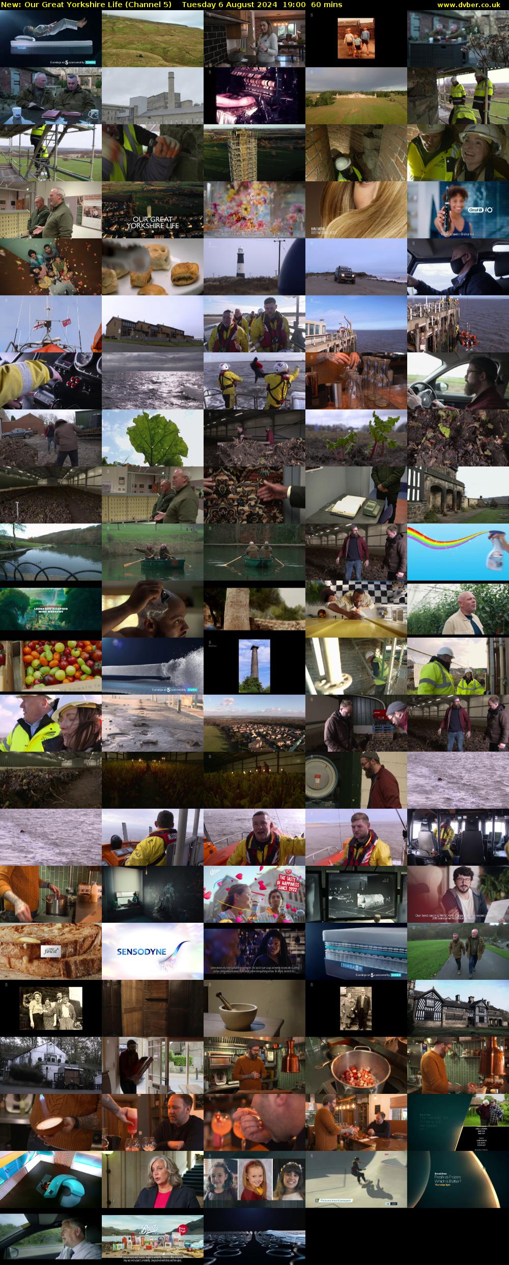 Our Great Yorkshire Life (Channel 5) Tuesday 6 August 2024 19:00 - 20:00