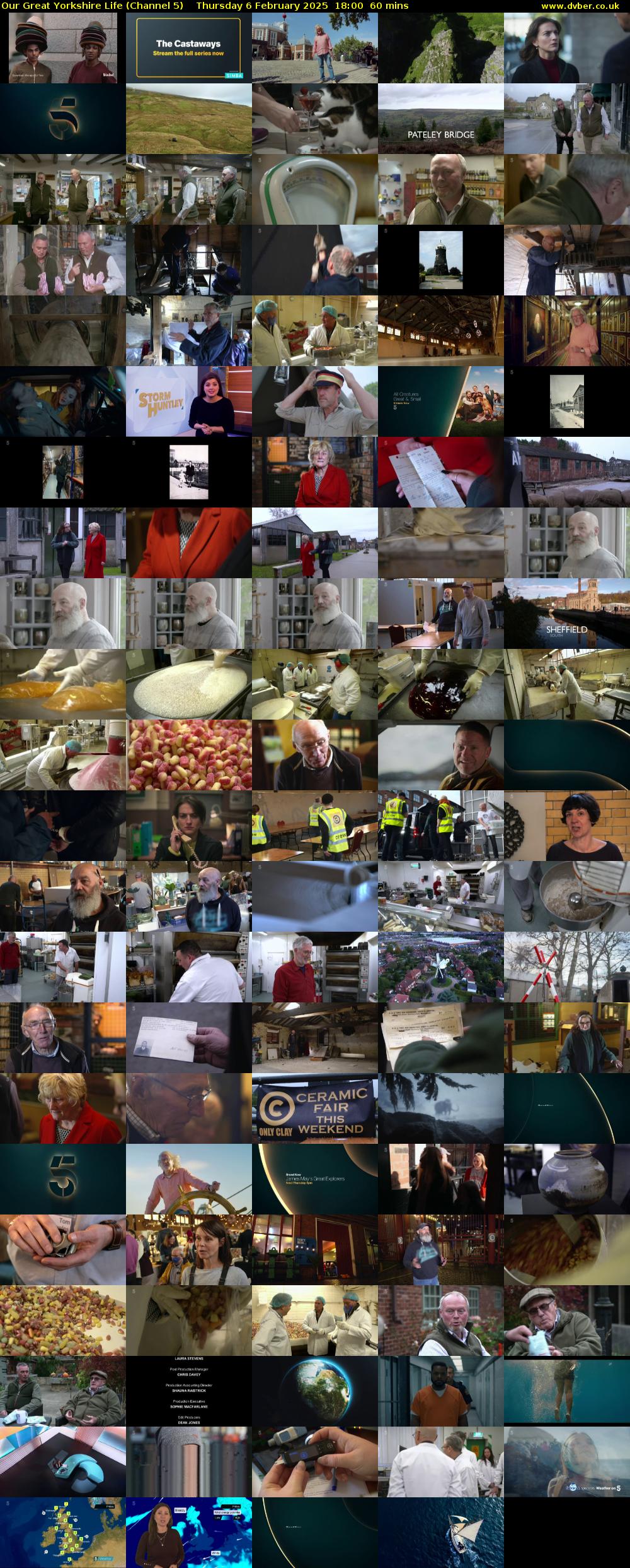 Our Great Yorkshire Life (Channel 5) Thursday 6 February 2025 18:00 - 19:00