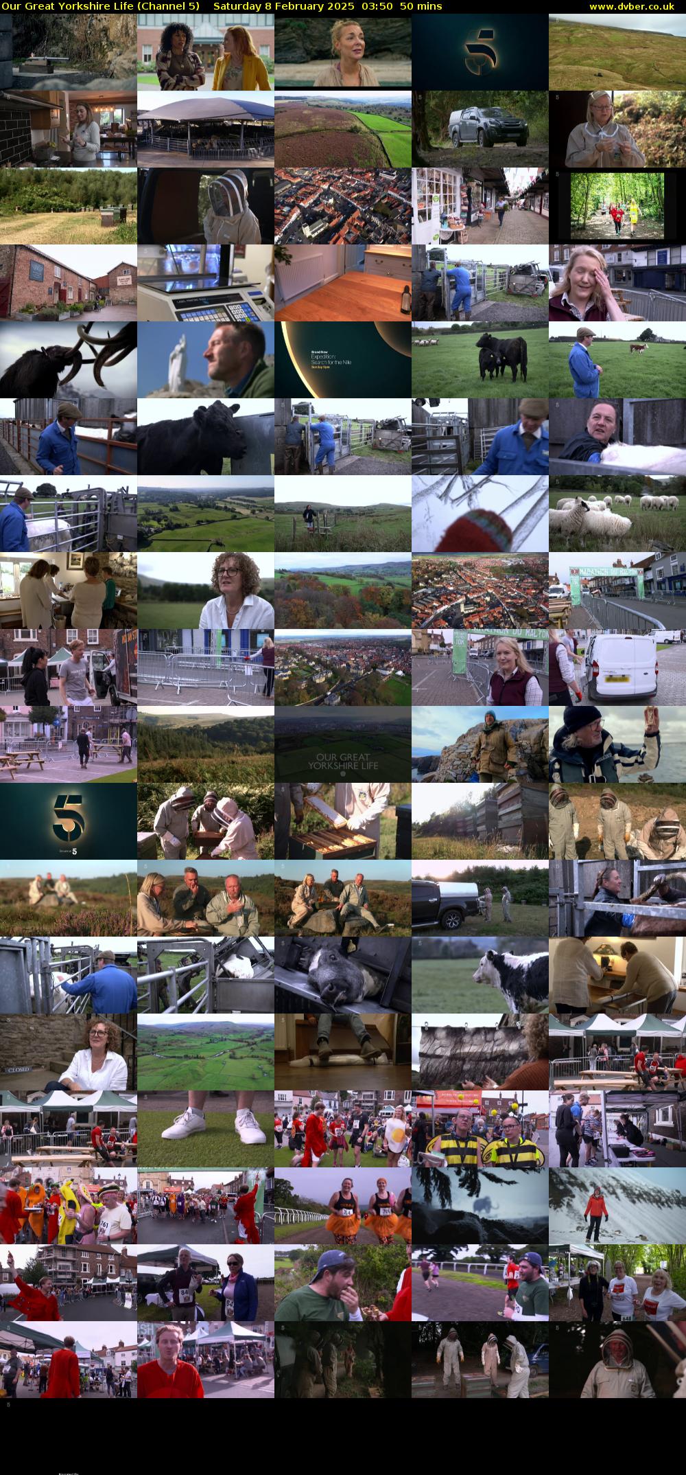Our Great Yorkshire Life (Channel 5) Saturday 8 February 2025 03:50 - 04:40