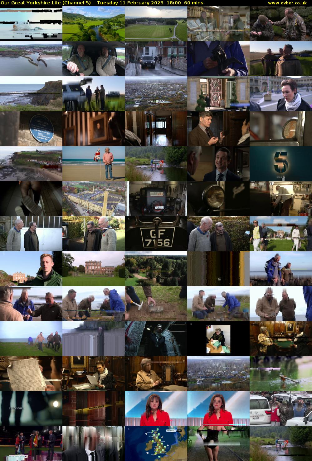 Our Great Yorkshire Life (Channel 5) Tuesday 11 February 2025 18:00 - 19:00