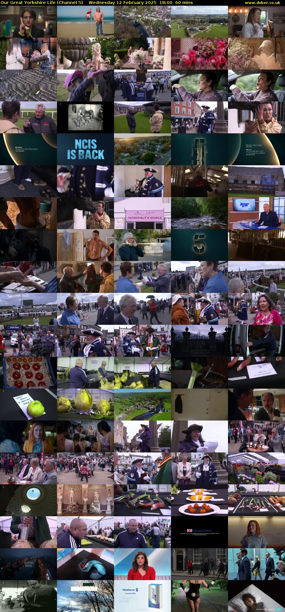 Our Great Yorkshire Life (Channel 5) Wednesday 12 February 2025 18:00 - 19:00