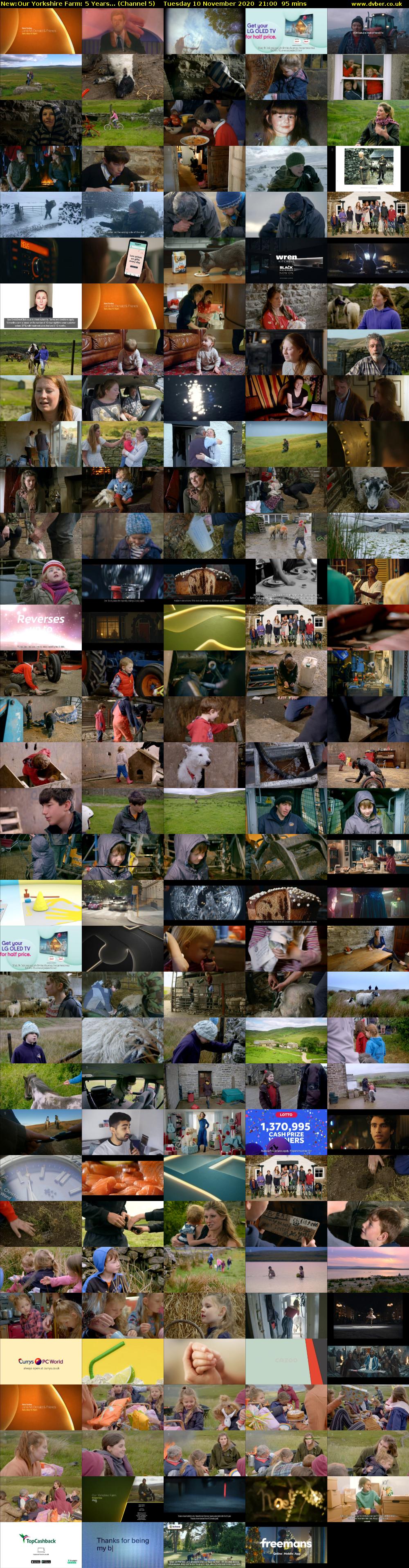 Our Yorkshire Farm: 5 Years... (Channel 5) Tuesday 10 November 2020 21:00 - 22:35