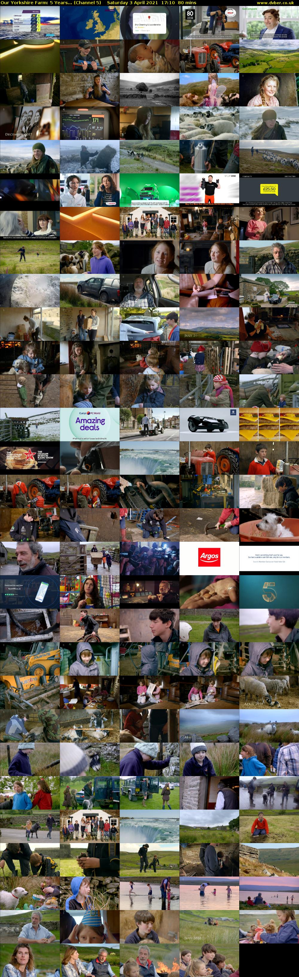 Our Yorkshire Farm: 5 Years... (Channel 5) Saturday 3 April 2021 17:10 - 18:30