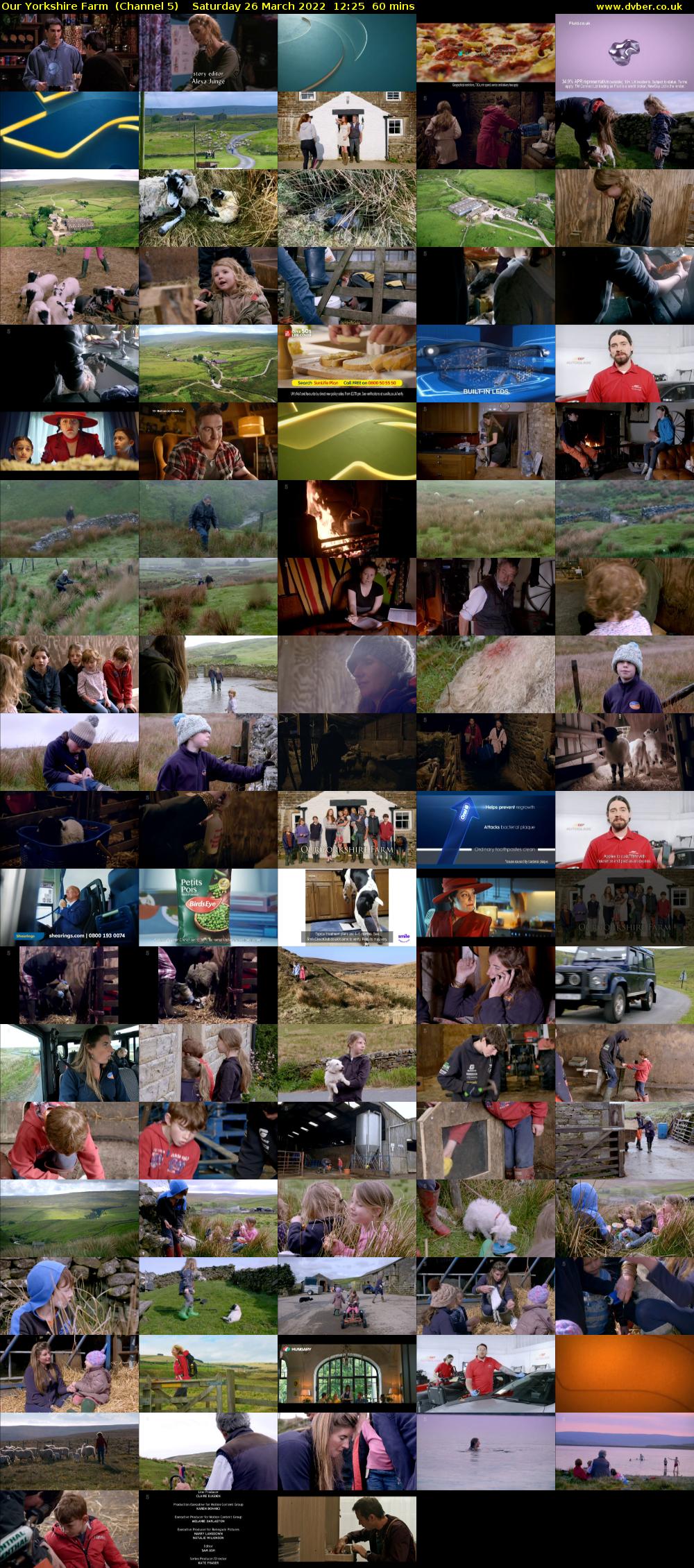 Our Yorkshire Farm  (Channel 5) Saturday 26 March 2022 12:25 - 13:25