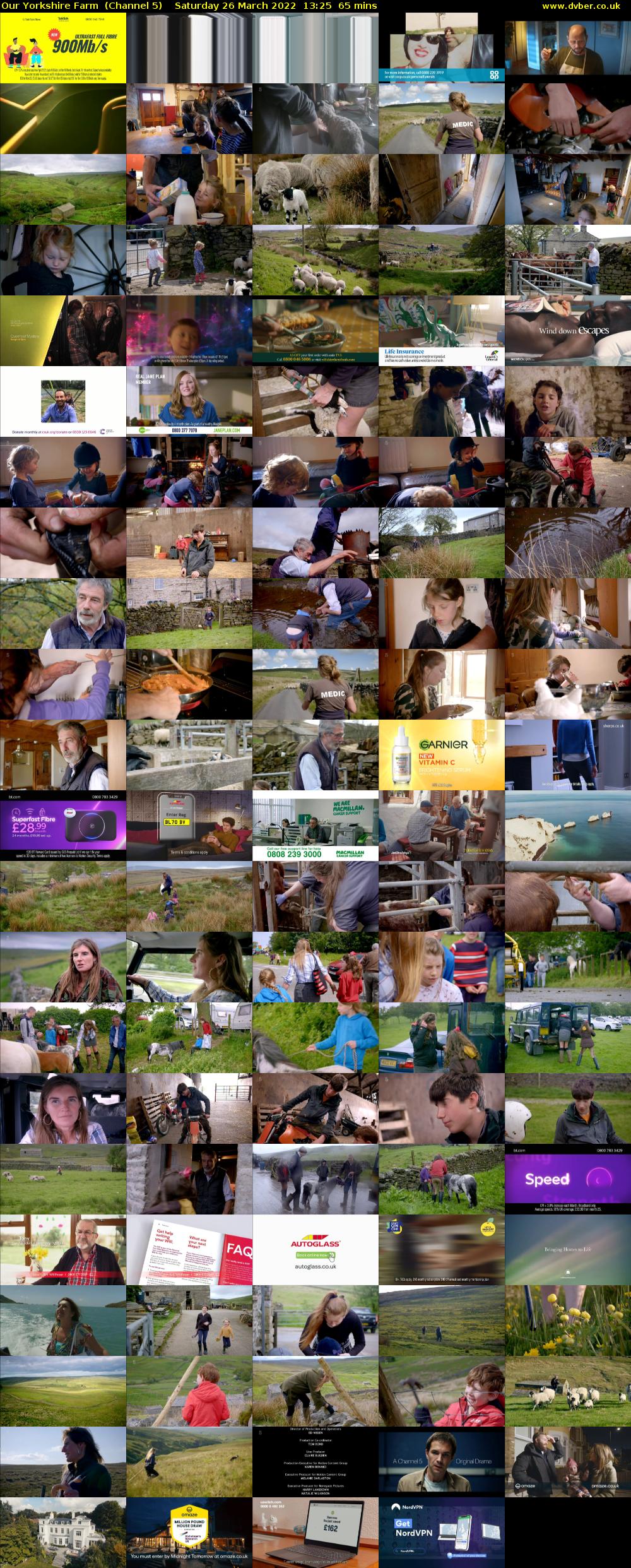 Our Yorkshire Farm  (Channel 5) Saturday 26 March 2022 13:25 - 14:30