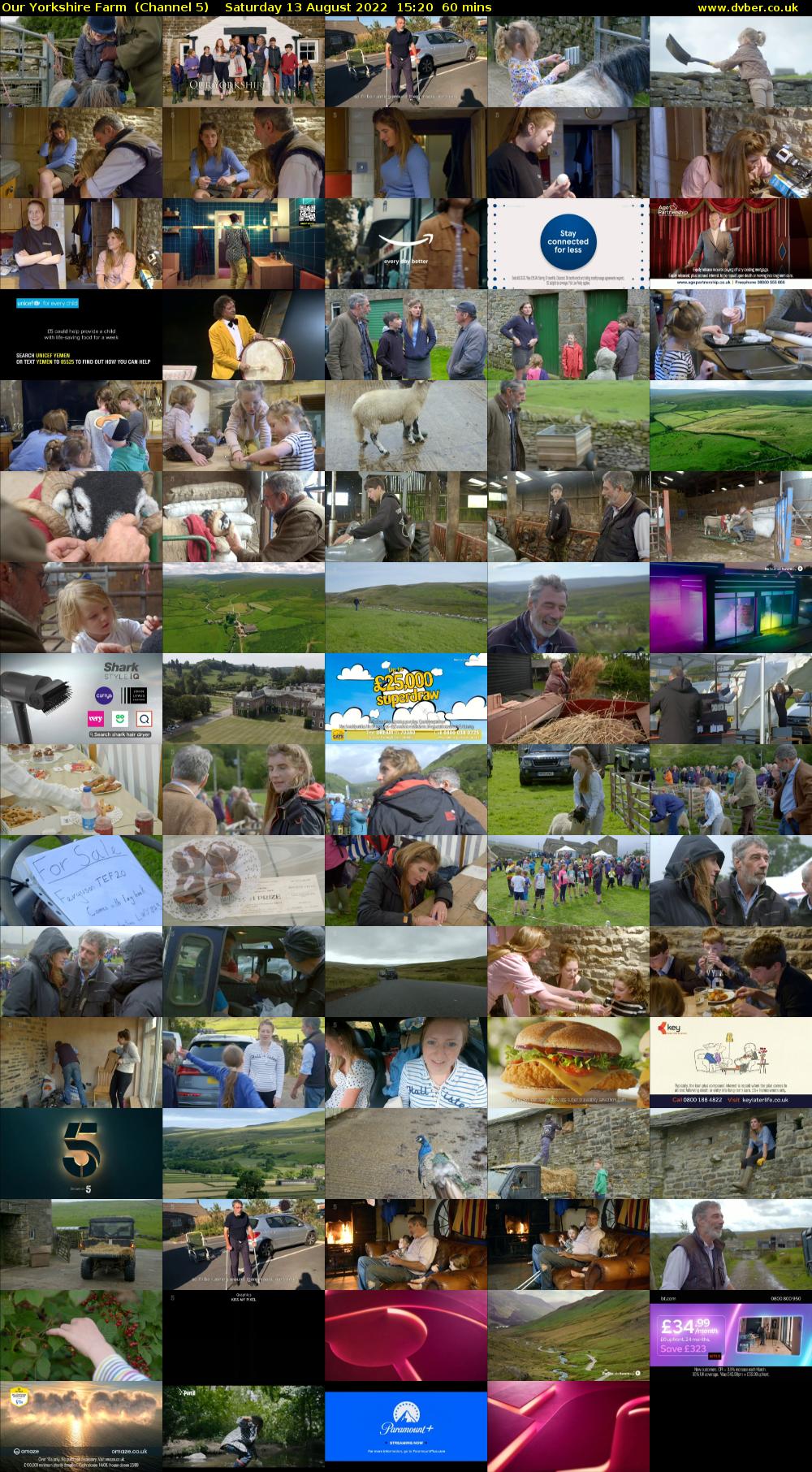 Our Yorkshire Farm  (Channel 5) Saturday 13 August 2022 15:20 - 16:20