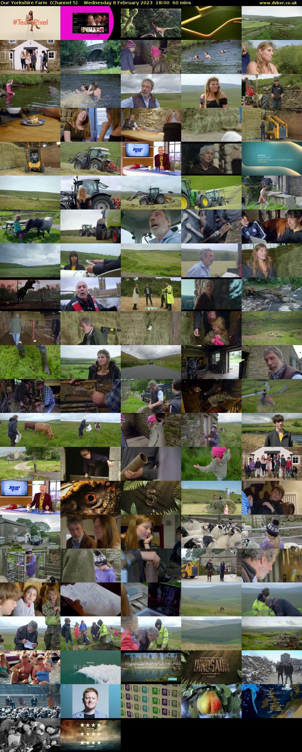 Our Yorkshire Farm  (Channel 5) Wednesday 8 February 2023 18:00 - 19:00