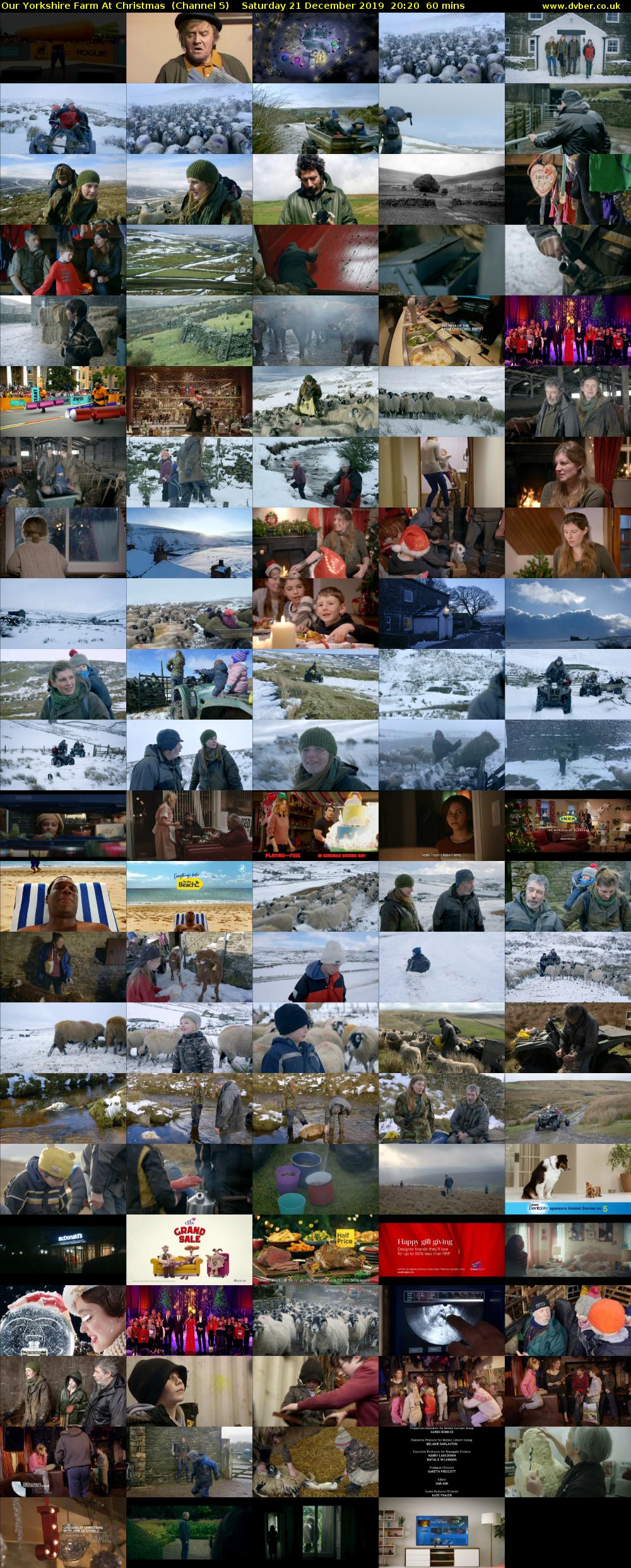 Our Yorkshire Farm At Christmas  (Channel 5) Saturday 21 December 2019 20:20 - 21:20