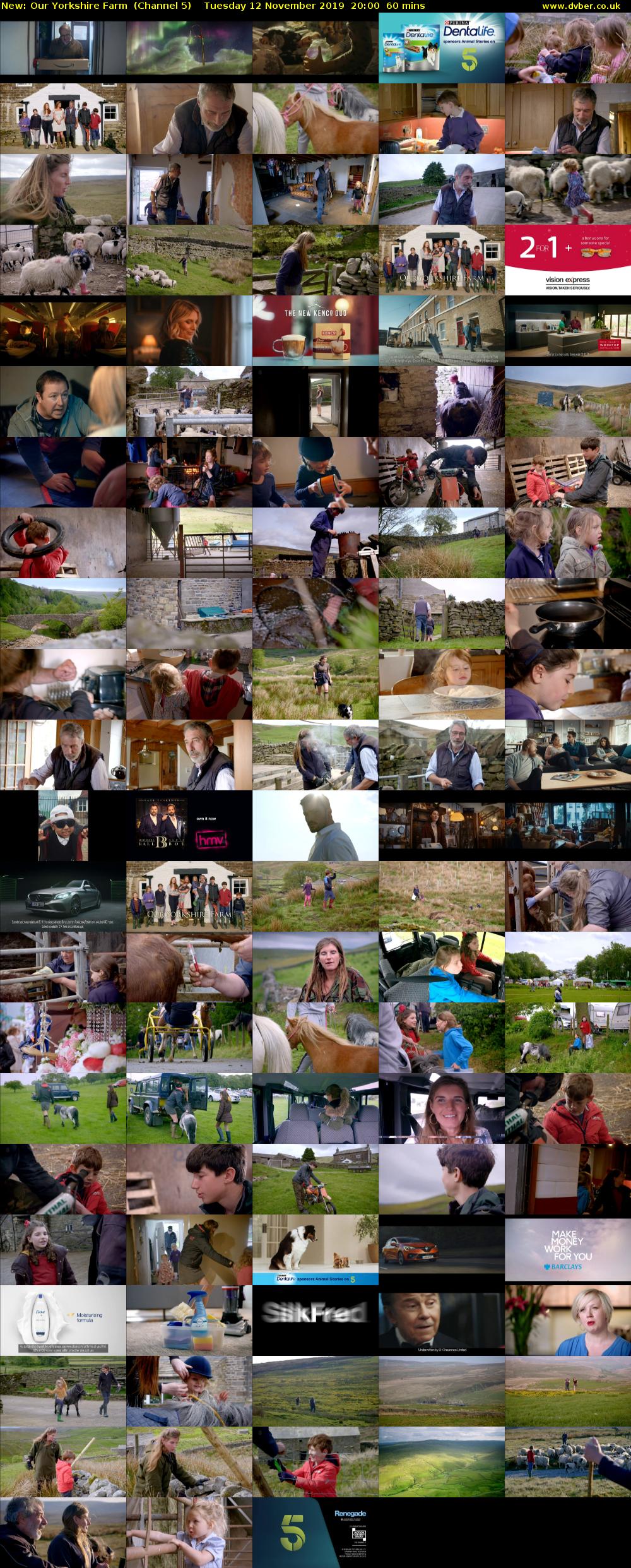 Our Yorkshire Farm (Channel 5) Tuesday 12 November 2019 20:00 - 21:00