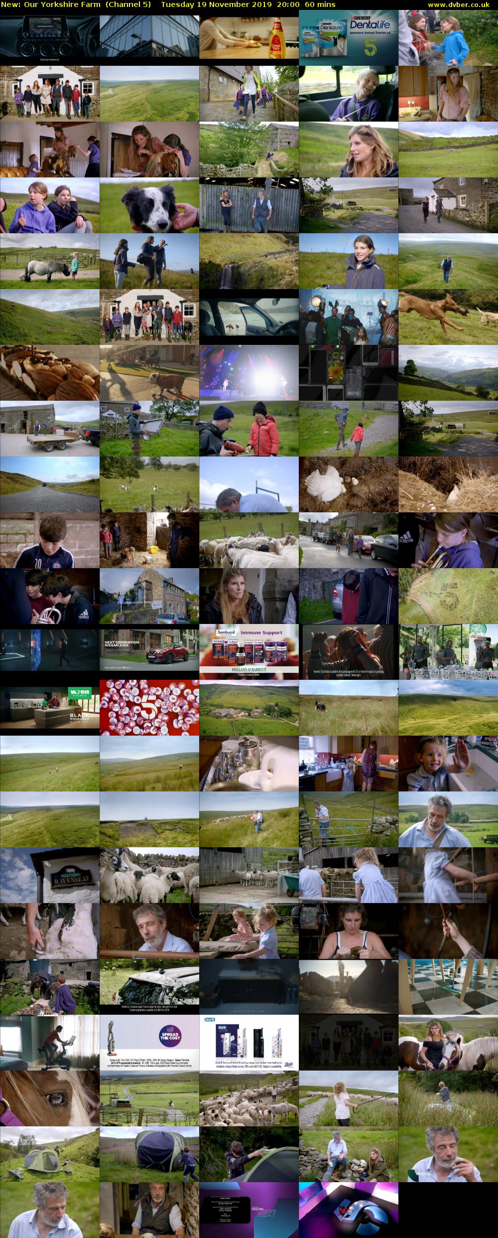 Our Yorkshire Farm (Channel 5) Tuesday 19 November 2019 20:00 - 21:00